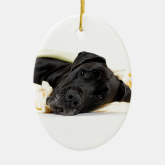 Adorno De Cerámica Great Dane - black/Dogge Alemán - negro