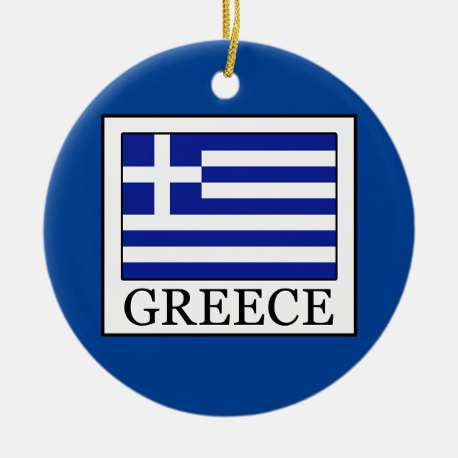 Adorno De Cerámica Grecia (Frente)