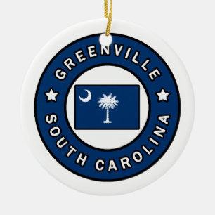 Adorno De Cerámica Greenville Carolina del Sur