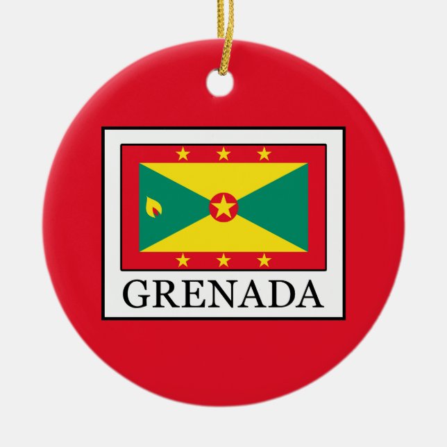 Adorno De Cerámica Grenada (Frente)