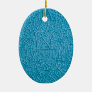 Adorno De Cerámica Grietas de piedra azul