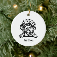 Grifón de caza de pelo duro personalizado mascota 