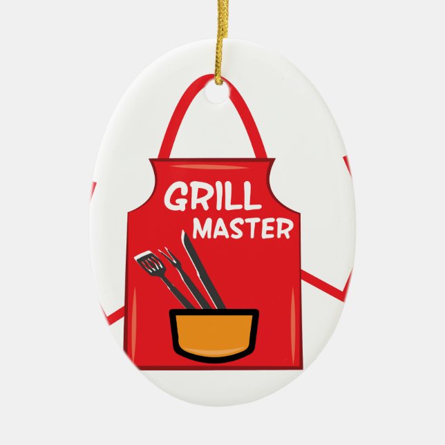 Adorno De Cerámica Grill Master (Frente)