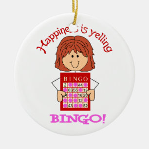 Adorno De Cerámica Griterío de bingo