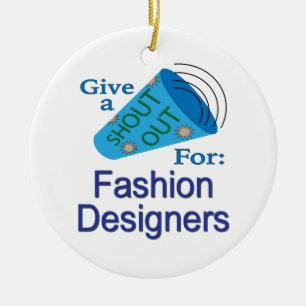 Adorno De Cerámica Gritos a los diseñadores de moda