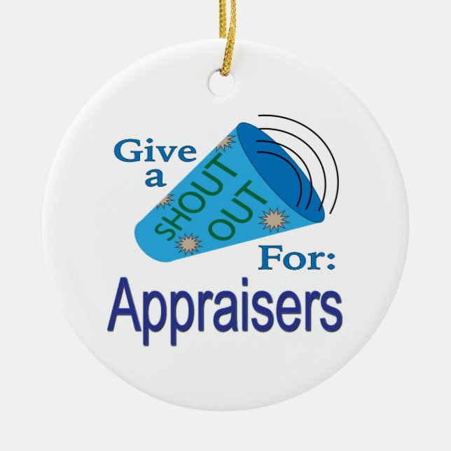 Adorno De Cerámica Gritos para los aprobadores (Frente)