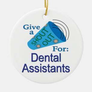 Adorno De Cerámica Gritos para los asistentes dentales