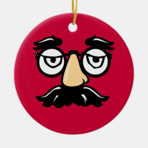 Adorno De Cerámica Groucho Glasses