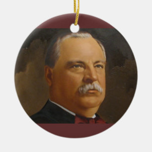 Adorno De Cerámica Grover Cleveland 22 y 24° presidente