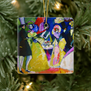 Adorno De Cerámica Grupo en Crinolinas por Wassily Kandinsky