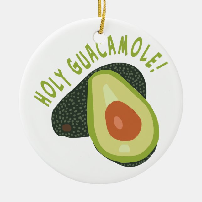 Adorno De Cerámica Guacamole (Frente)