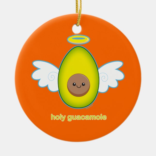 Adorno De Cerámica Guacamole (Frente)