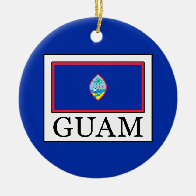 Adorno De Cerámica Guam (Frente)