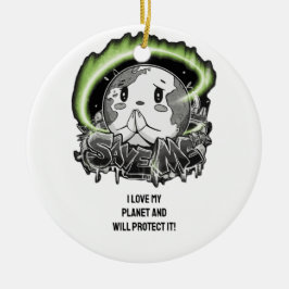 Adorno De Cerámica ¡Guárdame Tu Mensaje, Inspira Cambio!"