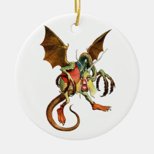 Adorno De Cerámica ¡Guárdese del Jabberwock, mi hijo! del país de