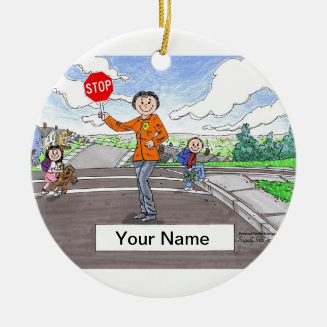 Adorno De Cerámica Guardia de travesía - hembra (Frente)