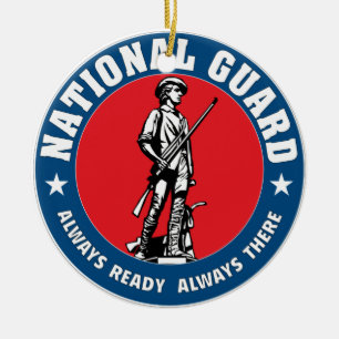 Adorno De Cerámica Guardia Nacional