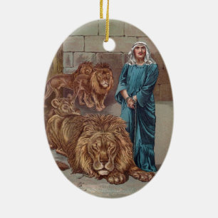 Adorno De Cerámica Guarida de los leones de Daniel