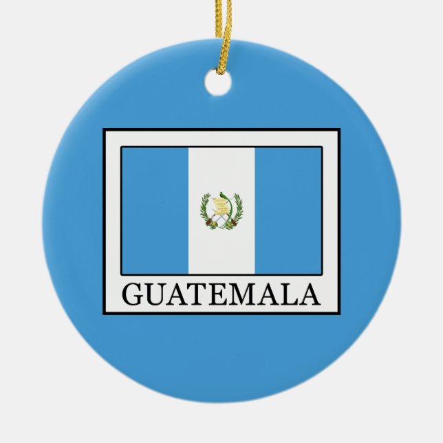 Adorno De Cerámica Guatemala (Frente)