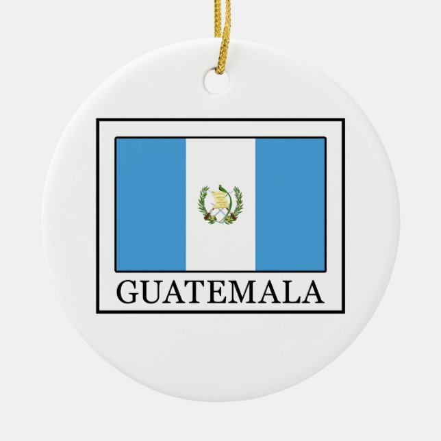 Adorno De Cerámica Guatemala (Frente)