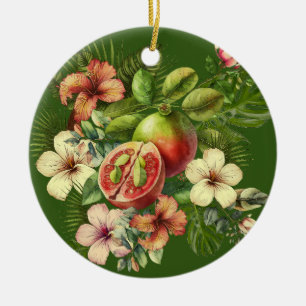 Adorno De Cerámica Guavas de la abuela Manuela