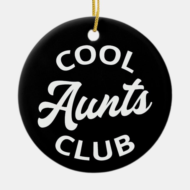 Adorno De Cerámica Guay Aunts Club I (Frente)