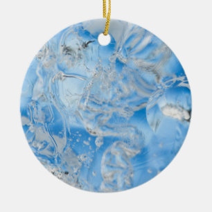 Adorno De Cerámica Guay Blue Iceberg
