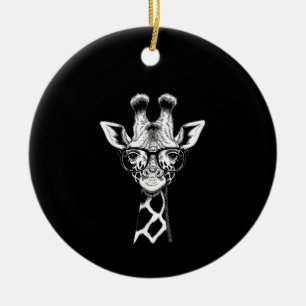 Adorno De Cerámica Guay Giraffe Gráfico Casual Summer Funny Cute Anim