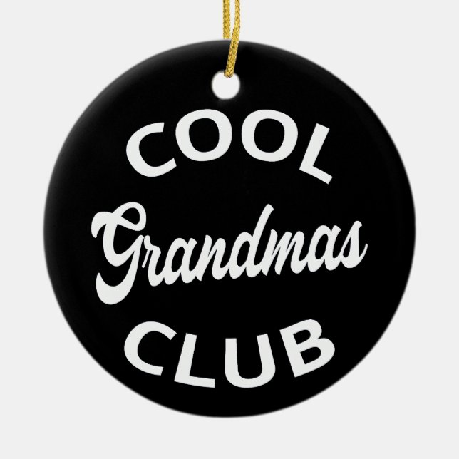 Adorno De Cerámica Guay Grandmas Club I (Frente)