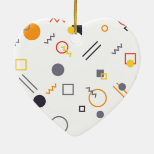 Adorno De Cerámica Guay, ilustracion abstracto único, moderno y urban
