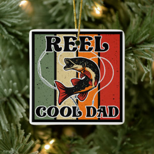 Adorno De Cerámica Guay Papá, el rey de la pesca retro, amante de la 