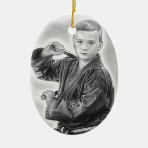 Adorno De Cerámica Guerrero joven