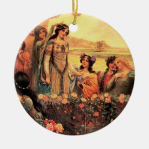 Adorno De Cerámica Guinevere en Camelot