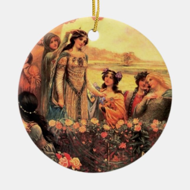 Adorno De Cerámica Guinevere en Camelot (Frente)