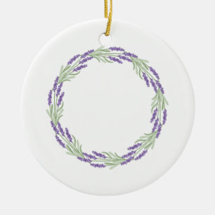 Adorno De Cerámica Guirnalda de la lavanda