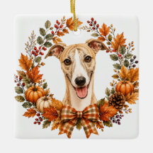 Guirnalda de otoño de Whippet