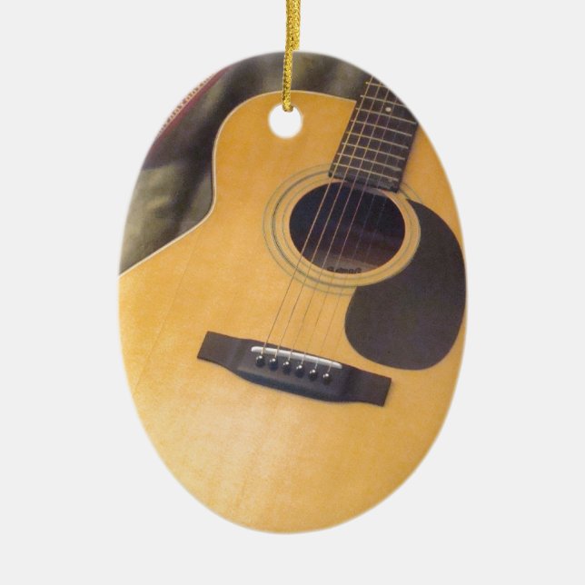 Adorno De Cerámica guitarra (Frente)