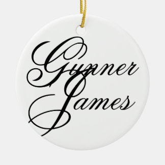 Adorno De Cerámica Gunner James