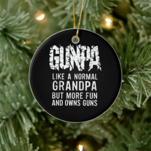 Adorno De Cerámica GUNPA Como Un Abuelo Normal Pero Más Diversión Y D