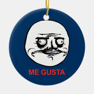Adorno De Cerámica Gusta hace frente a Meme