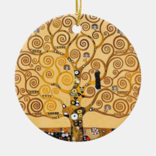 Adorno De Cerámica Gustav Klimt, Árbol De Vida