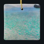 Adorno De Cerámica Gustav Klimt - Attersee<br><div class="desc">Attersee - Gustav Klimt, Oil on Canvas, 1910</div>