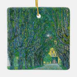 Adorno De Cerámica Gustav Klimt - Avenida en el Parque Schloss Kammer