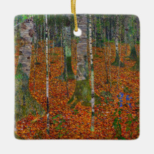 Adorno De Cerámica Gustav Klimt - Bosque de abedules