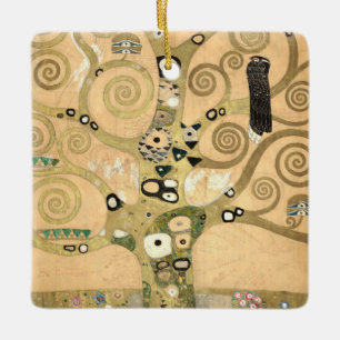 Adorno De Cerámica Gustav Klimt - El Árbol de la Vida, Friso Stoclet