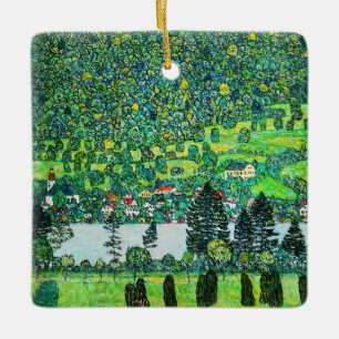 Adorno De Cerámica Gustav Klimt - Ladera de la montaña en Unterach