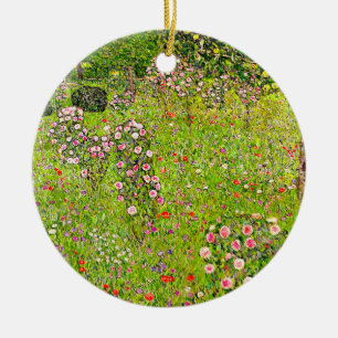 Adorno De Cerámica Gustav Klimt Orchard con Rosas