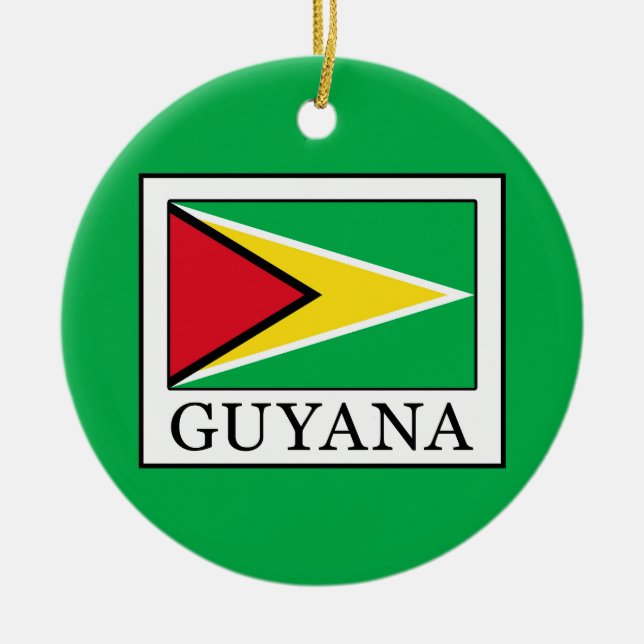 Adorno De Cerámica Guyana (Frente)