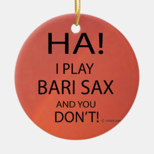 Adorno De Cerámica Ha Bari Sax