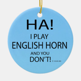 Adorno De Cerámica Ha English Horn